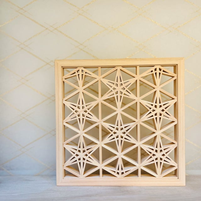 きっちゃん 組子細工　置物　パーティション Wall Decor | KO•KYOTO
